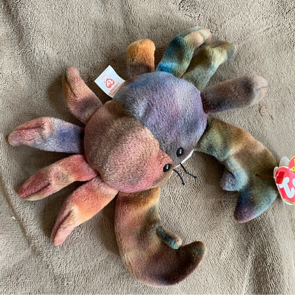 Claude the crab beanie baby - Picture 2 of 13